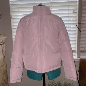 Light baby pink John Galt puffer